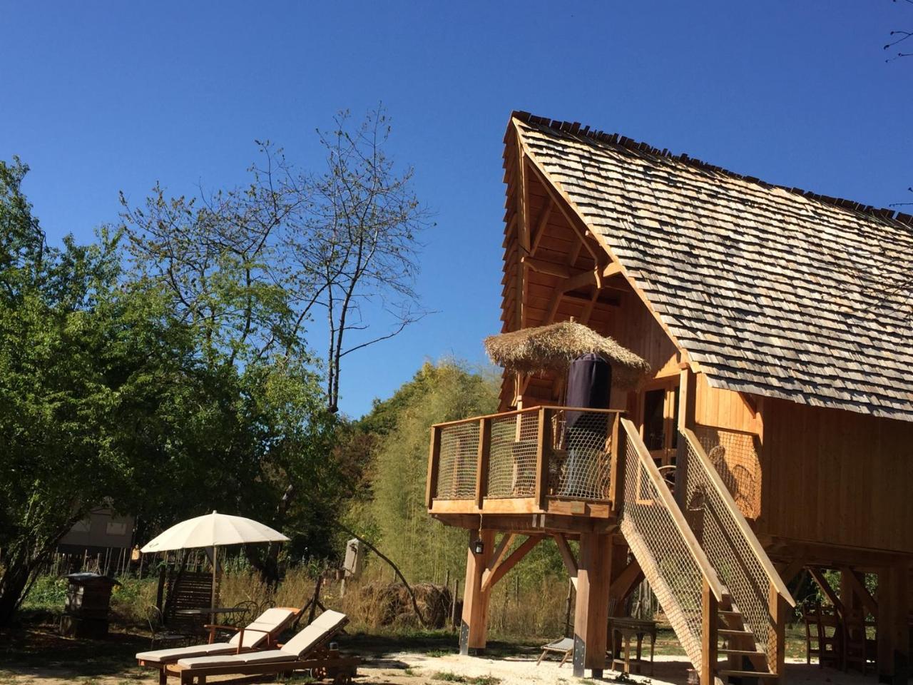 Ecolodge Beauregard Treigny Buitenkant foto